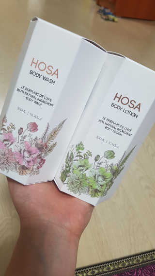 HOSA BODY WASH+BODY LOTION — 5점을 준 리뷰어가 2018년 3월 올린 사용 사진