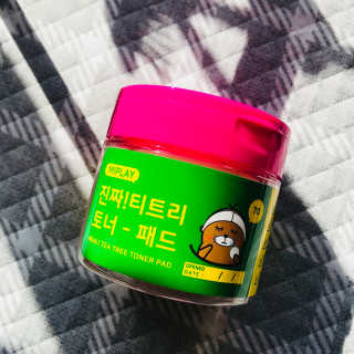 미플레이 진짜 티트리 토너 패드 — 4점을 준 리뷰어가 2018년 11월 올린 사용 사진