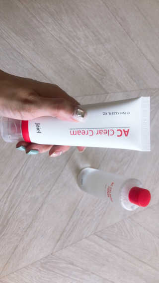 자이엘 AC 카밍토너 + 클리어크림 2종 세트 — 5점을 준 리뷰어가 2020년 3월 올린 사용 사진