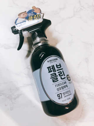 더블유드레스룸 페브클린 500ml — 5점을 준 리뷰어가 2018년 11월 올린 사용 사진