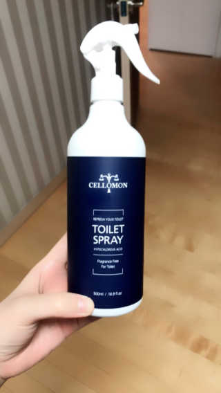 셀로몬 토일렛 스프레이 500ml — 5점을 준 리뷰어가 2018년 5월 올린 사용 사진