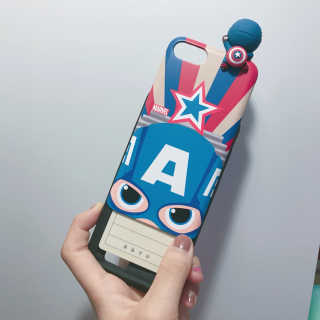 하이키키 마블 피규어 카드 케이스 — 5점을 준 리뷰어가 2018년 5월 올린 사용 사진