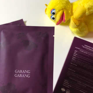 GARANG GARANG 피오니 룻 모이스처라이징 앤 수딩 마스크팩 — 5점을 준 리뷰어가 2019년 8월 올린 사용 사진
