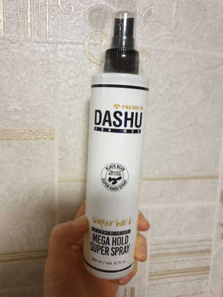 다슈코리아 다슈 포 맨 프리미엄 메가 홀드 슈퍼 스프레이 250ml — 4점을 준 리뷰어가 2019년 3월 올린 사용 사진