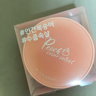 [블랙루즈] 피치 커버 벨벳 쿠션 2종 중 택1 — 3점을 준 리뷰어가 2019년 10월 올린 사용 사진