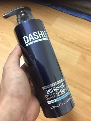다슈코리아 다슈 데일리 한방 두피 골드 샴푸 500ml — 3점을 준 리뷰어가 2017년 9월 올린 사용 사진