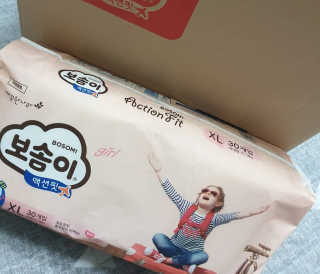 보솜이 액션핏 팬티형 — 5점을 준 리뷰어가 2019년 4월 올린 사용 사진
