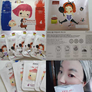 닥터로라 눈부셔 롤라 + 아티스트 롤라 마스크 — 5점을 준 리뷰어가 2018년 12월 올린 사용 사진