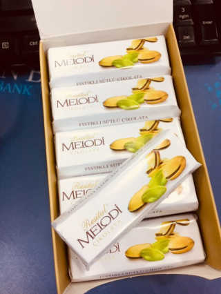 멜로디 피스타치오 초콜릿 25개입 550g — 5점을 준 리뷰어가 2017년 11월 올린 사용 사진