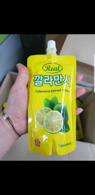 장수농가 리얼깔라만시 — 5점을 준 리뷰어가 2018년 4월 올린 사용 사진