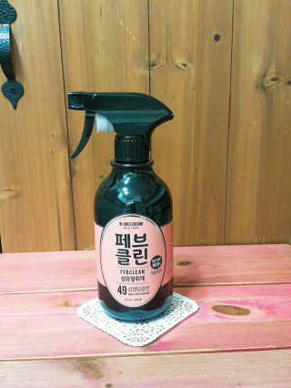 더블유드레스룸 페브클린 500ml — 5점을 준 리뷰어가 2018년 11월 올린 사용 사진