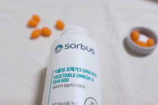 소버스 식물성 오메가3 DHA 600 — 5점을 준 리뷰어가 2020년 3월 올린 사용 사진