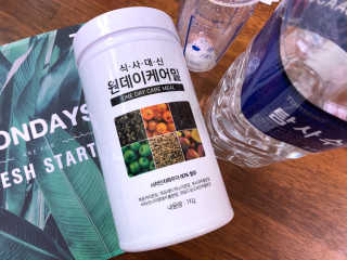 (주)이스터비엔에프 식사대용선식 원데이케어밀 1KG 대용량 — 4.5점을 준 리뷰어가 2019년 1월 올린 사용 사진