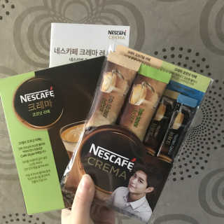 네스카페 코리아 네스카페 크레마 코코넛라떼 — 4.83점을 준 리뷰어가 2018년 1월 올린 사용 사진