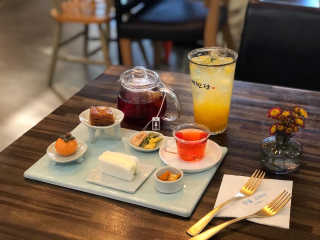 [맛을그리다 by 예빈당] 코리안디저트 세트 + 음료2잔 — 4.5점을 준 리뷰어가 2019년 12월 올린 사용 사진
