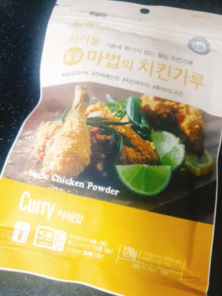 MCP 하이몰 마법의치킨가루2봉랜덤 + 코코넛허니버터2봉 — 5점을 준 리뷰어가 2020년 3월 올린 사용 사진