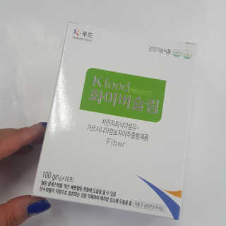 두루원 똥기사의 Kfood 화이버슬림 — 4.33점을 준 리뷰어가 2018년 7월 올린 사용 사진