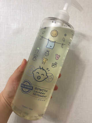 고위드 올인원 천연 세탁세제 — 4.5점을 준 리뷰어가 2018년 7월 올린 사용 사진