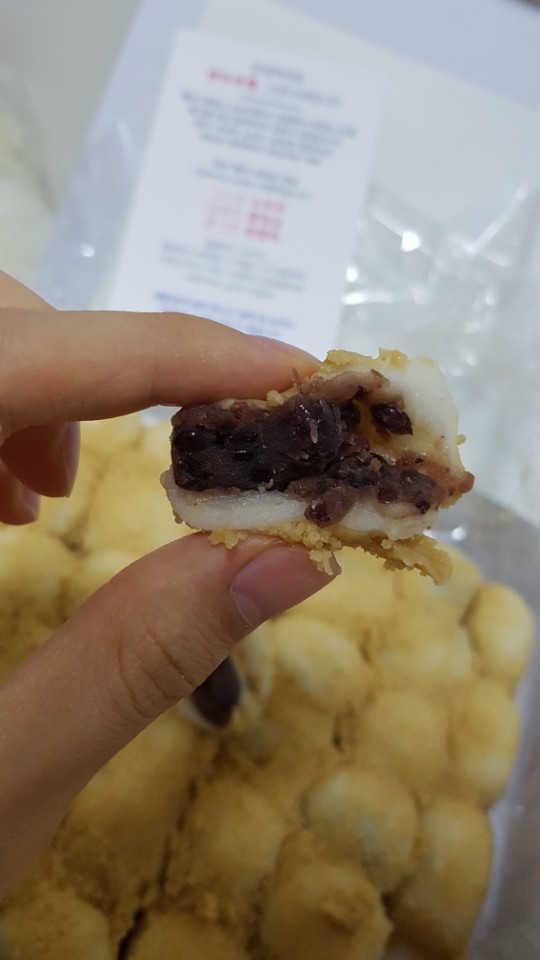 시루아네 소보로 단팥떡 리뷰 사진