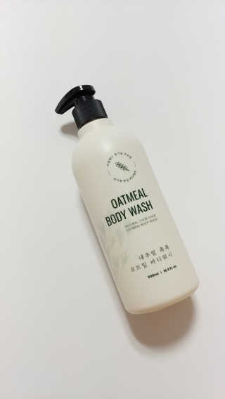 (주)에네스티 내추럴 촉촉  오트밀 바디워시 500ml — 5점을 준 리뷰어가 2019년 8월 올린 사용 사진