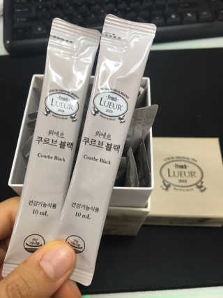 [하우투잇] 뤼에르 쿠르브 블랙 10ml x 30포 총 300ml — 4점을 준 리뷰어가 2020년 3월 올린 사용 사진