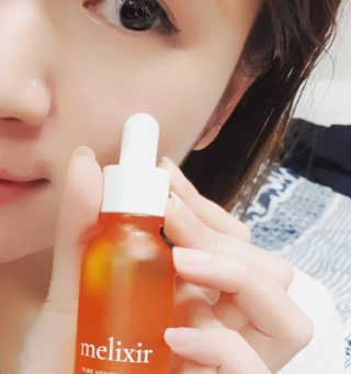 비건화장품 멜릭서 내 피부를 위한 비건케어, 멜릭서 비타민세럼 — 4.5점을 준 리뷰어가 2019년 4월 올린 사용 사진