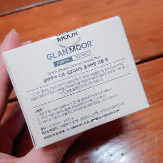 글랜무어 디톡 제올라이트 클리어링 버블 팩 — 5점을 준 리뷰어가 2018년 5월 올린 사용 사진
