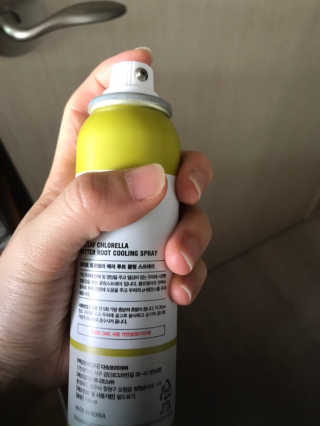 달리프 클로렐라 베러 루트 쿨링 스프레이 100ml — 4.5점을 준 리뷰어가 2019년 7월 올린 사용 사진