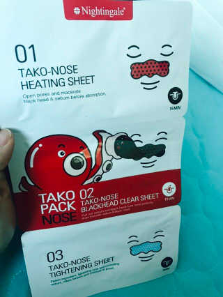 나이팅게일 TAKO PACK NOSE [문어코팩] — 5점을 준 리뷰어가 2017년 4월 올린 사용 사진