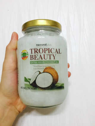 트로피칼뷰티 엑스트라버진 코코넛오일 450ml — 3.5점을 준 리뷰어가 2016년 10월 올린 사용 사진
