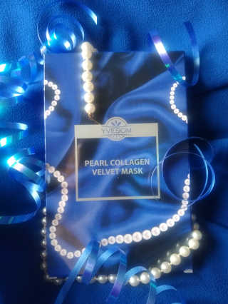 Pearl Collagen Velvet Mask 1 BOX by YVESOM — 5점을 준 리뷰어가 2019년 2월 올린 사용 사진