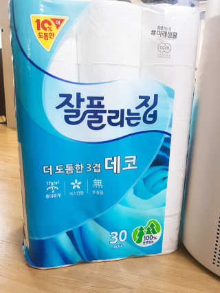잘풀리는집 더 도톰한 3겹 데코 30롤 — 5점을 준 리뷰어가 2019년 2월 올린 사용 사진