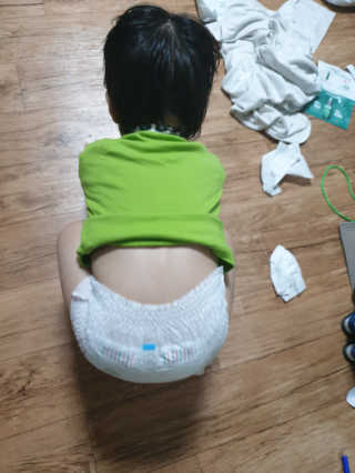 보솜이 액션핏 팬티형 — 4점을 준 리뷰어가 2019년 4월 올린 사용 사진