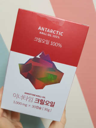이너블릭 이너타임 크릴오일 — 4점을 준 리뷰어가 2019년 12월 올린 사용 사진