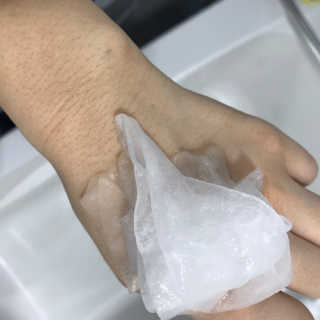 메이베나 1일 1팩 뽑아쓰는 마스크팩 — 5점을 준 리뷰어가 2019년 2월 올린 사용 사진