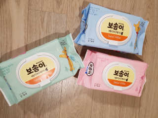 보솜이 아기물티슈 베이비케어 푸에디션 캡 74매 10입 — 5점을 준 리뷰어가 2019년 4월 올린 사용 사진