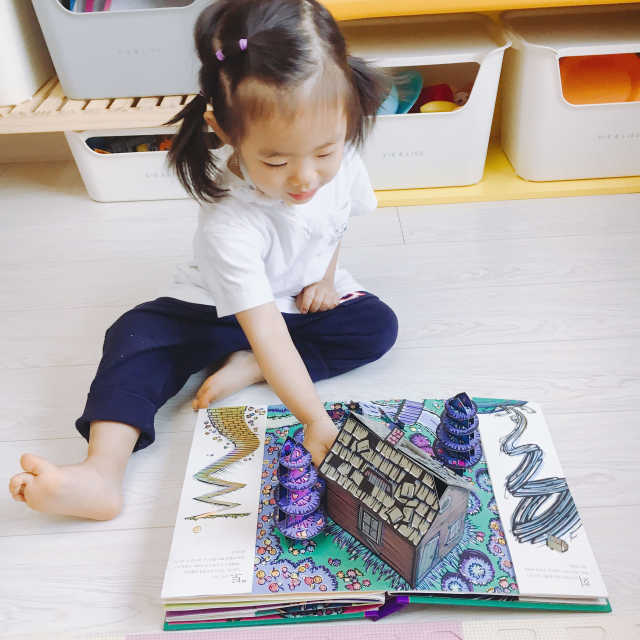 팝업북 시리즈 미녀와 야수, 오즈의 마법사 리뷰 사진