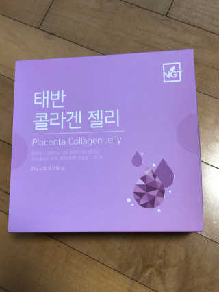 네츄럴굿띵스 태반 콜라겐 젤리 15포 — 5점을 준 리뷰어가 2018년 11월 올린 사용 사진