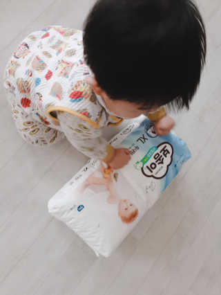 보솜이 리얼코튼 팬티형 — 5점을 준 리뷰어가 2019년 3월 올린 사용 사진