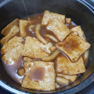 잠실맛집,홍코너떡볶이가우리집에[옛날맛,짜장맛옵션] — 5점을 준 리뷰어가 2019년 11월 올린 사용 사진