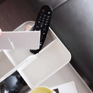 창신리빙 [프랑코 핸디 정리함] 똑똑한 정리 수납 인테리어 — 5점을 준 리뷰어가 2018년 11월 올린 사용 사진