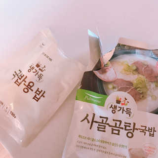 [풀무원] 사골곰탕국밥 황태해장국밥 — 4.17점을 준 리뷰어가 2018년 6월 올린 사용 사진