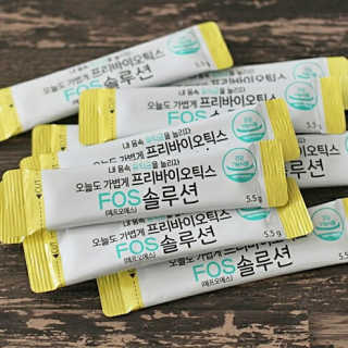 힐링팩토리 오늘도 가볍게 프리바이오틱스 FOS 솔루션 — 5점을 준 리뷰어가 2020년 2월 올린 사용 사진