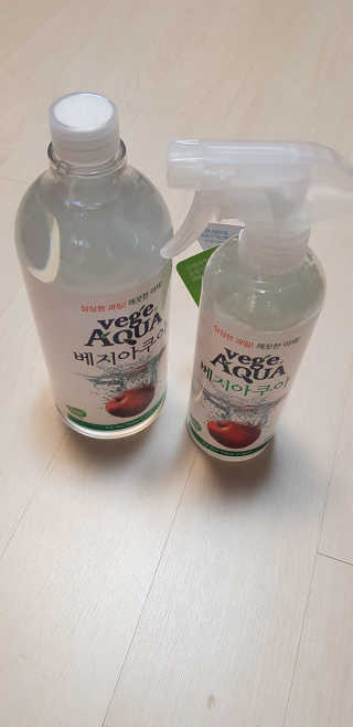 베지아쿠아 475ml + 리필 1000ml 1Set — 4.5점을 준 리뷰어가 2019년 9월 올린 사용 사진