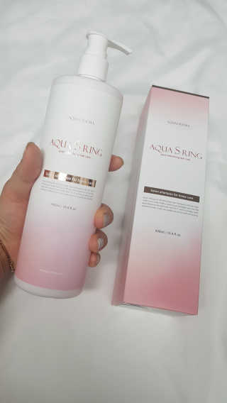 아쿠아큐링 아쿠아S링 퓨어리프레싱 헤어케어 500ml — 4.83점을 준 리뷰어가 2018년 8월 올린 사용 사진