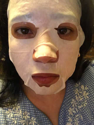 아이뽀 모든 피부 타입을위한 AIPPO Expert Hydrating Mask — 5점을 준 리뷰어가 2018년 3월 올린 사용 사진