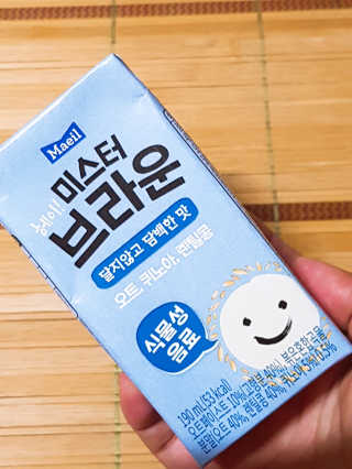 헤이미스터브라운 [매일유업] 헤이 미스터브라운 12개입 — 4.5점을 준 리뷰어가 2019년 8월 올린 사용 사진