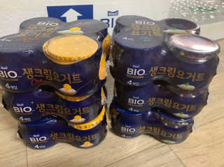 [매일 바이오] 생크림요거트 플레인 12개 + 유자 12개 — 3.5점을 준 리뷰어가 2019년 6월 올린 사용 사진