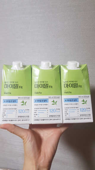 낫띵베럴 잘빠진 저지방 식사 마이밀Fit 말차 6팩 — 5점을 준 리뷰어가 2019년 7월 올린 사용 사진