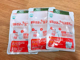 마띠유 생유산균 먹고 또 요구르트도 먹고 30알X2 + 10알X1 — 4점을 준 리뷰어가 2018년 8월 올린 사용 사진